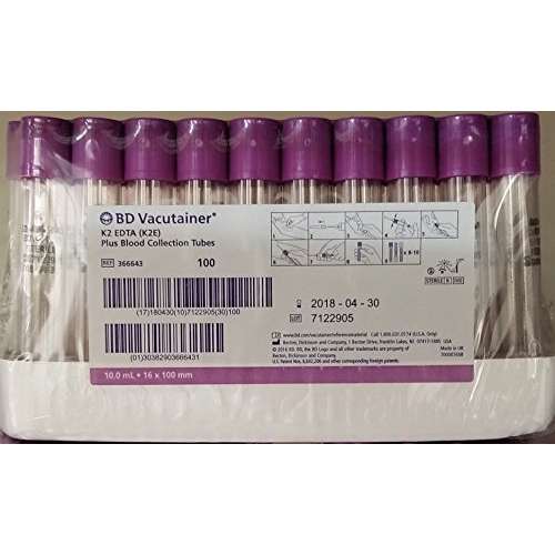 BD Vacutainer K2 EDTA Blood Collection Tube with Hemogard Closure thumbnail 1