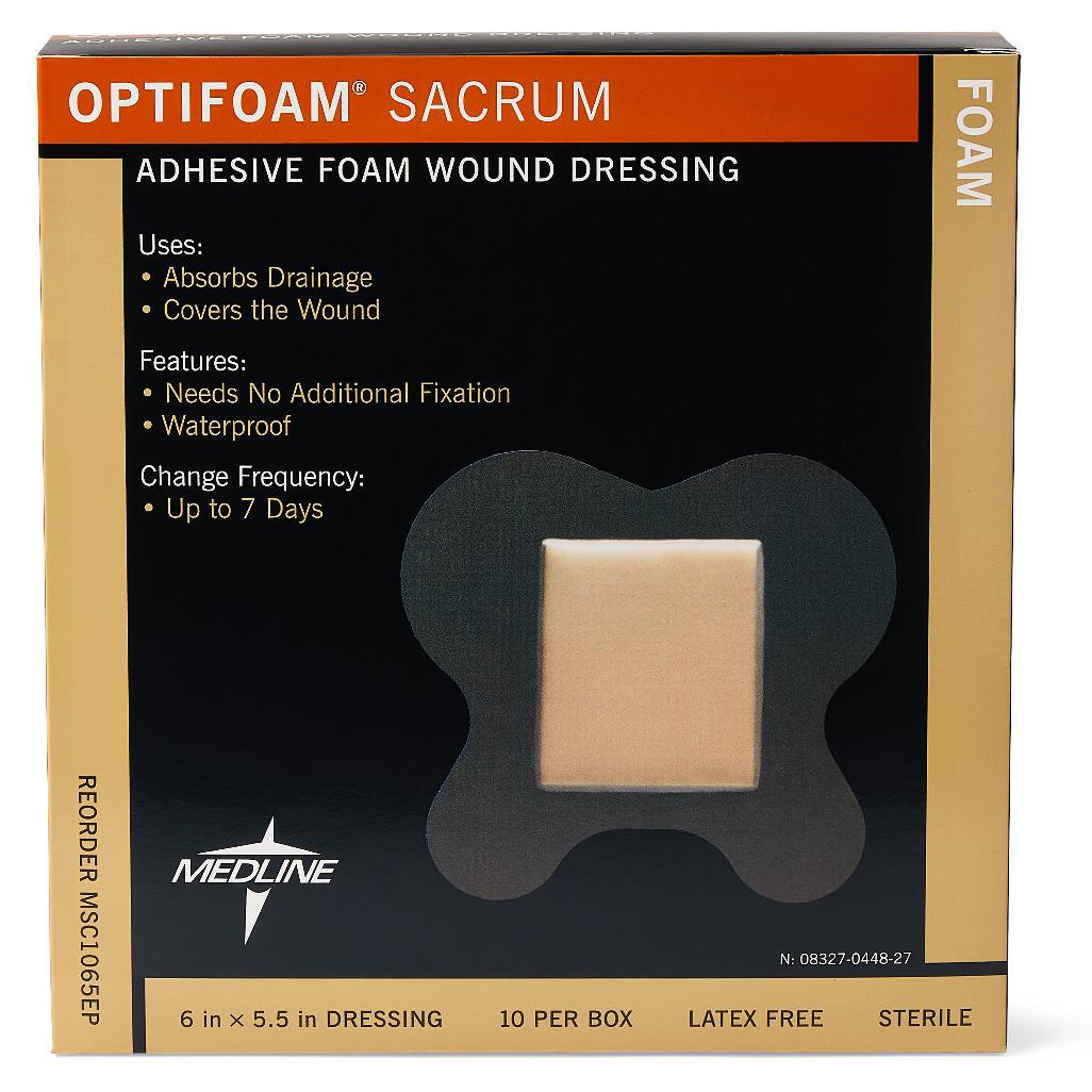 Optifoam Sterile Sacrum Adhesive Foam Dressing thumbnail 2
