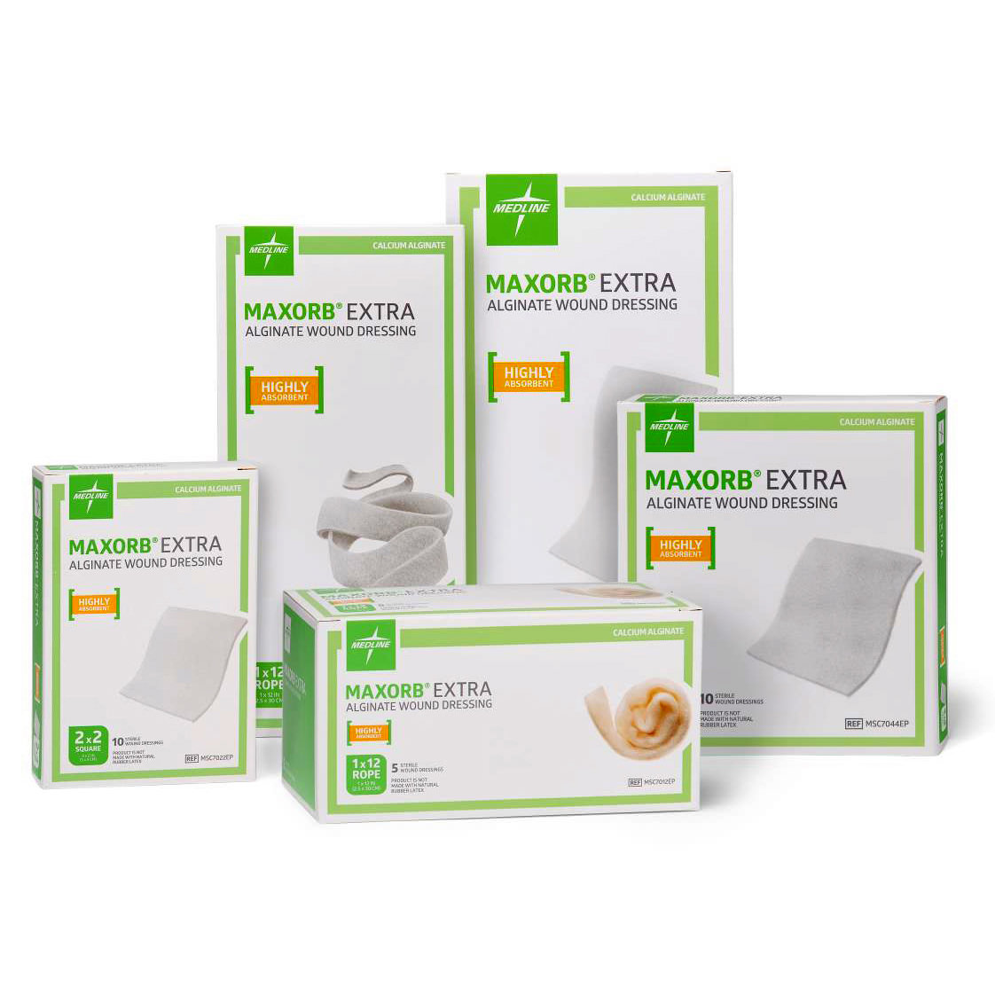 Maxorb Extra CMC-Alginate Wound Dressings