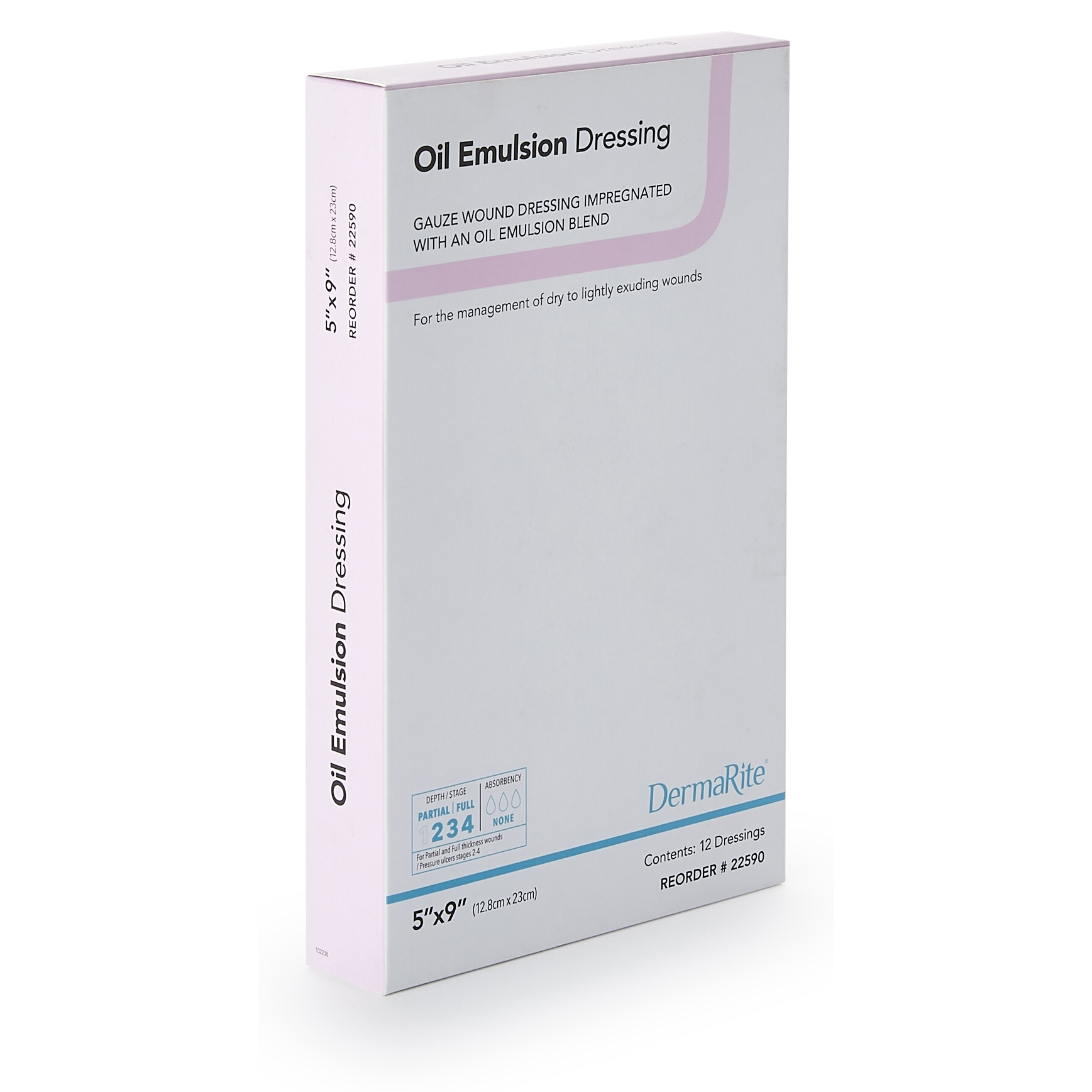 DermaRite Oil Emulsion Impregnated Dressing, 3 X 3 Inch