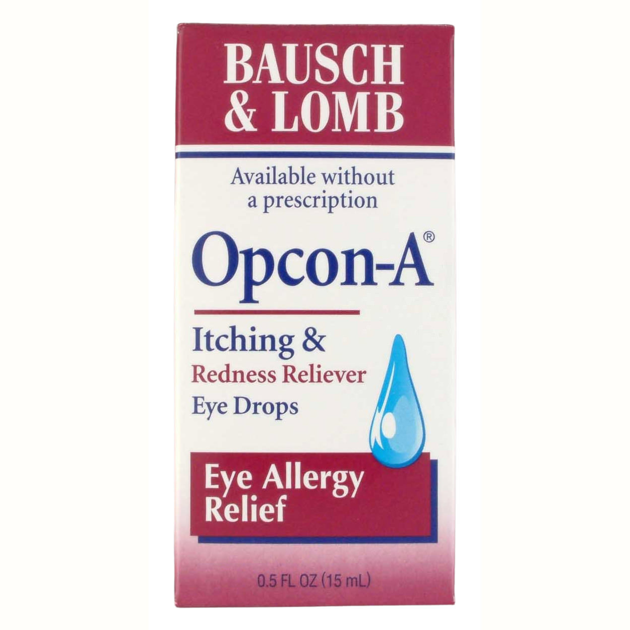 Opcon-A Allergy Eye Relief Drops: Fast Itching and Redness Relief