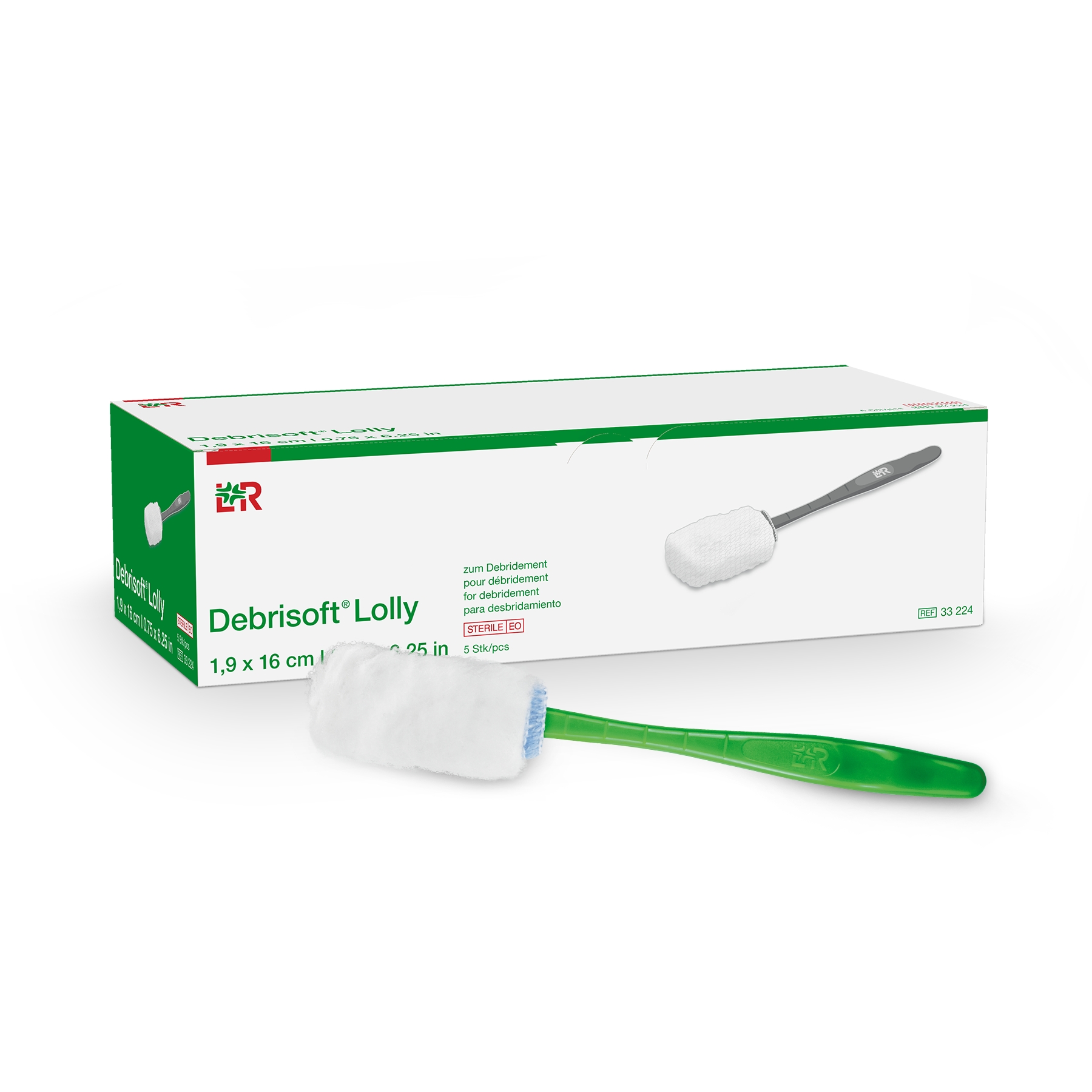 Debrisoft Lolly Debridement Sponge thumbnail 1