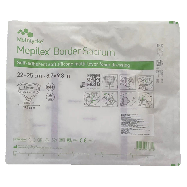 Mepilex Border Sacrum Foam Dressing thumbnail 2