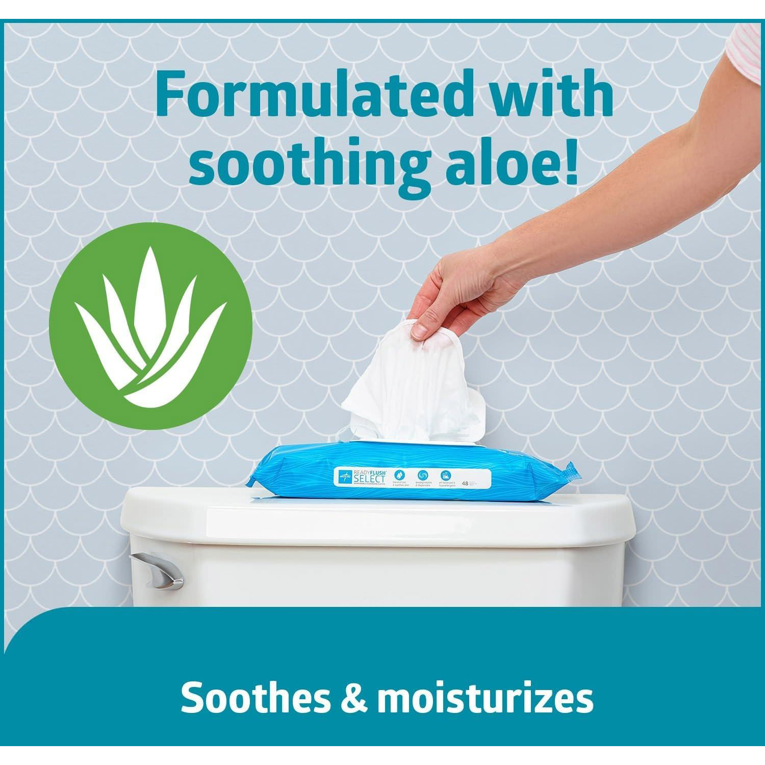 ReadyFlush SELECT Dispersible Cleansing Cloths thumbnail 6