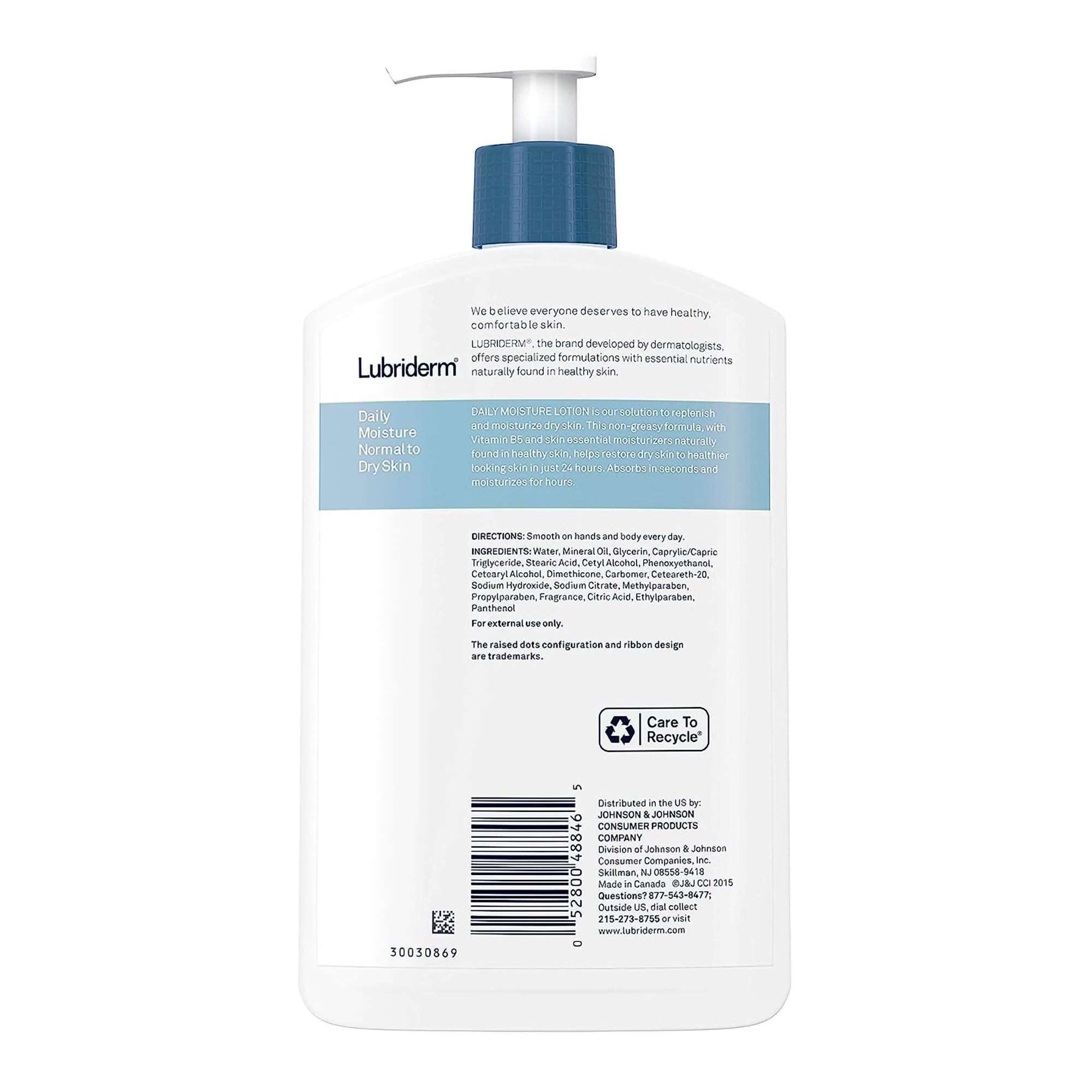Lubriderm Daily Moisture Lotion Normal to Dry Skin, 16 oz - Each thumbnail 4
