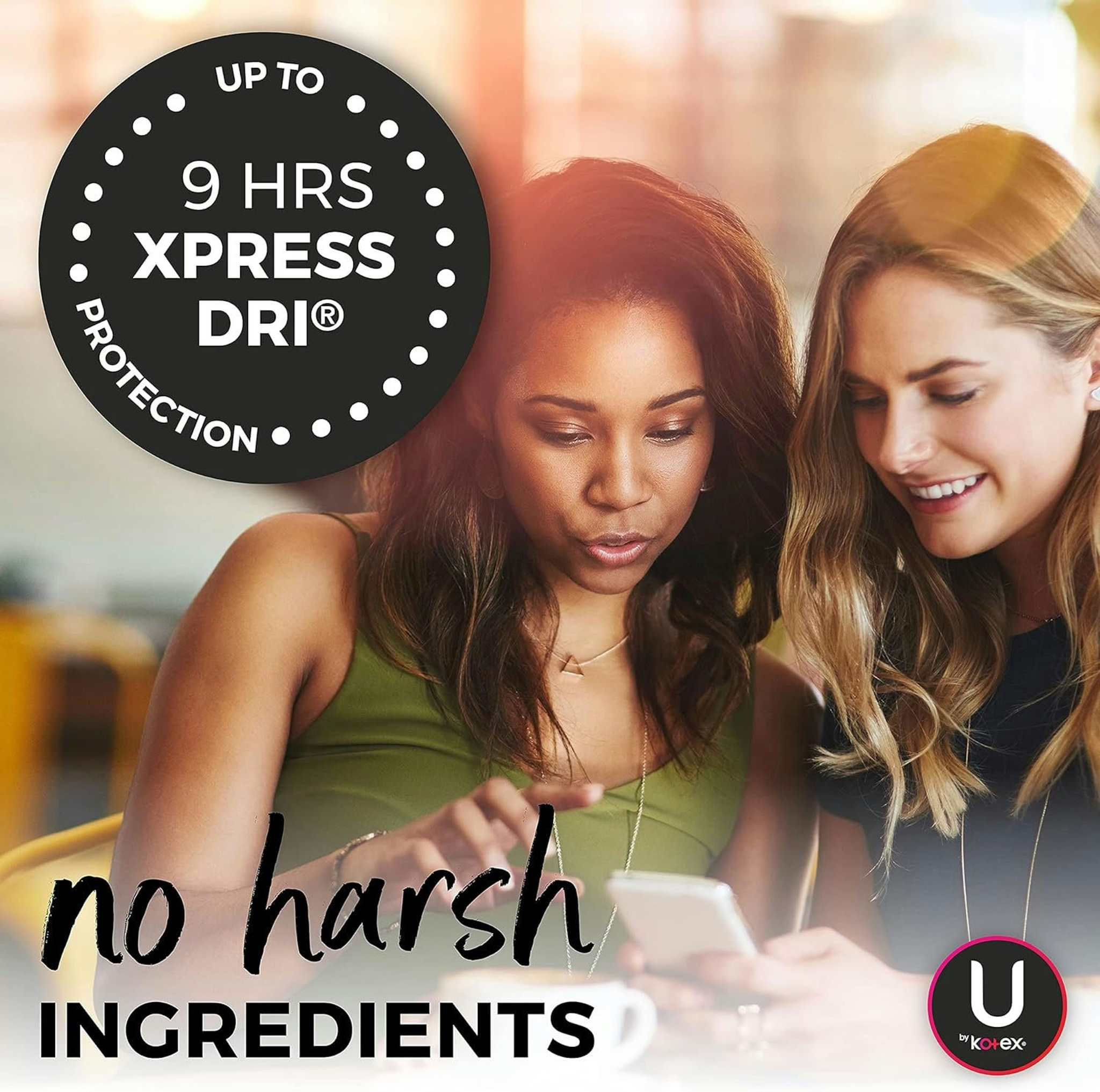 U By Kotex Clean & Secure Regular Ultra Thin Pads with Wings thumbnail 6