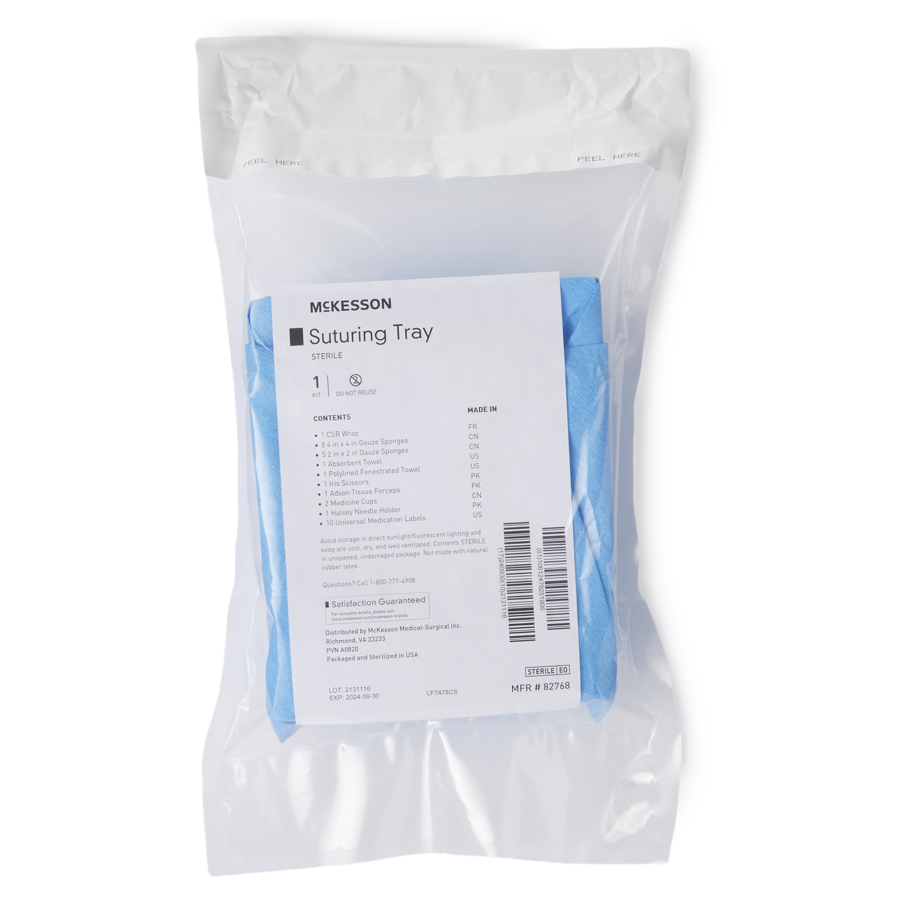 McKesson Suture Tray, Sterile thumbnail 2