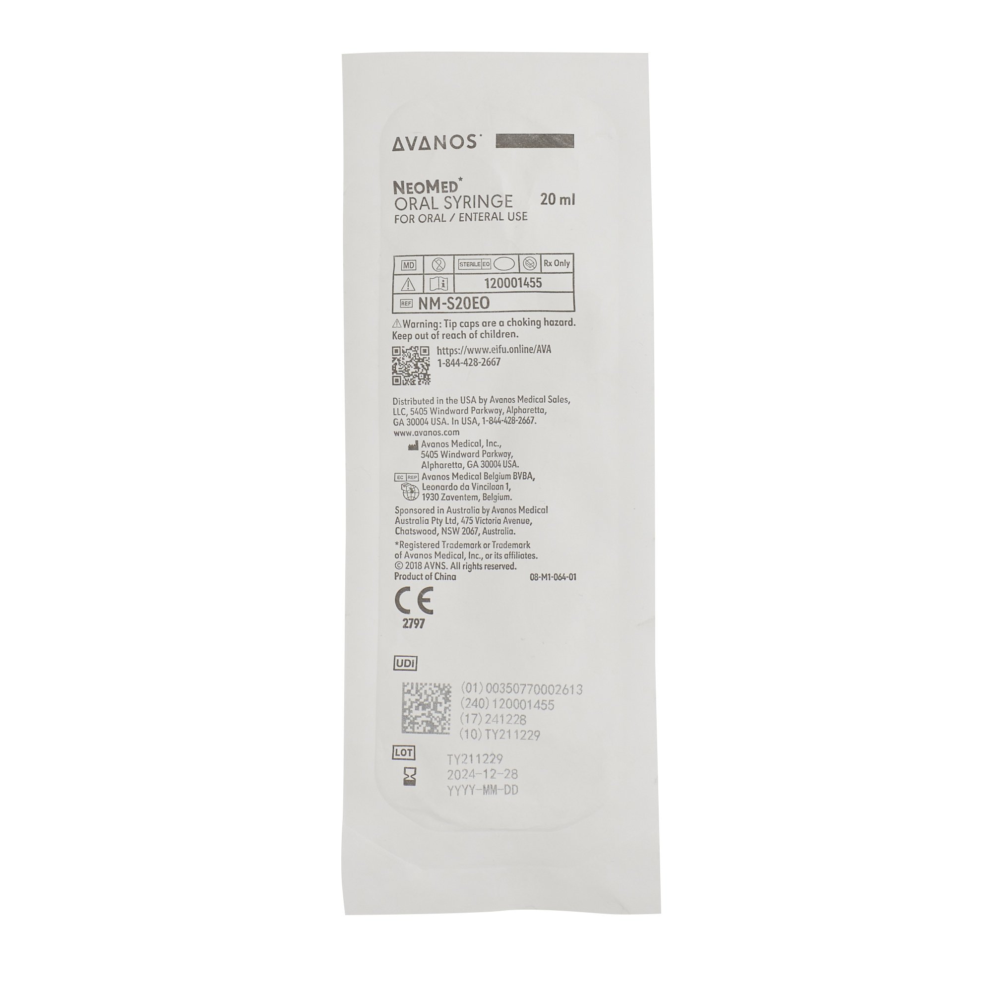 Neomed Enteral Oral Syringe thumbnail 2