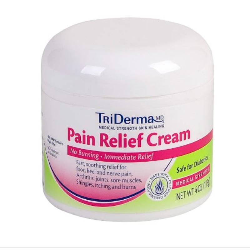 テンダーケア、バリアクリーム他 TriDerma MD Topical Pain Relief Cream, 4% Lidocaine, Case of 64