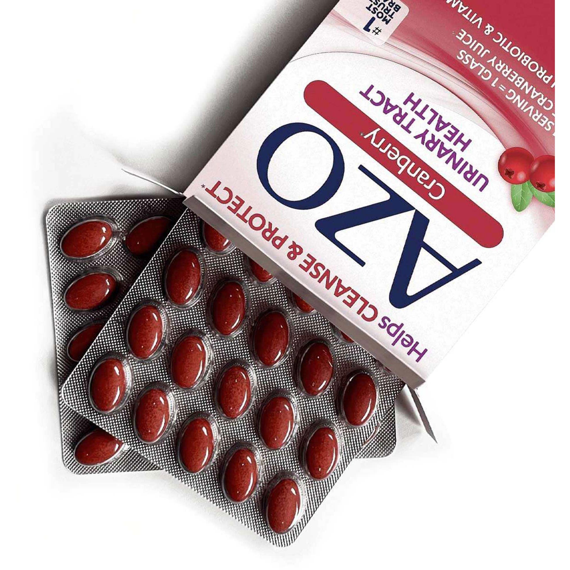 AZO Urinary Pain Relief Tablets, Cranberry - Box of 50 thumbnail 3