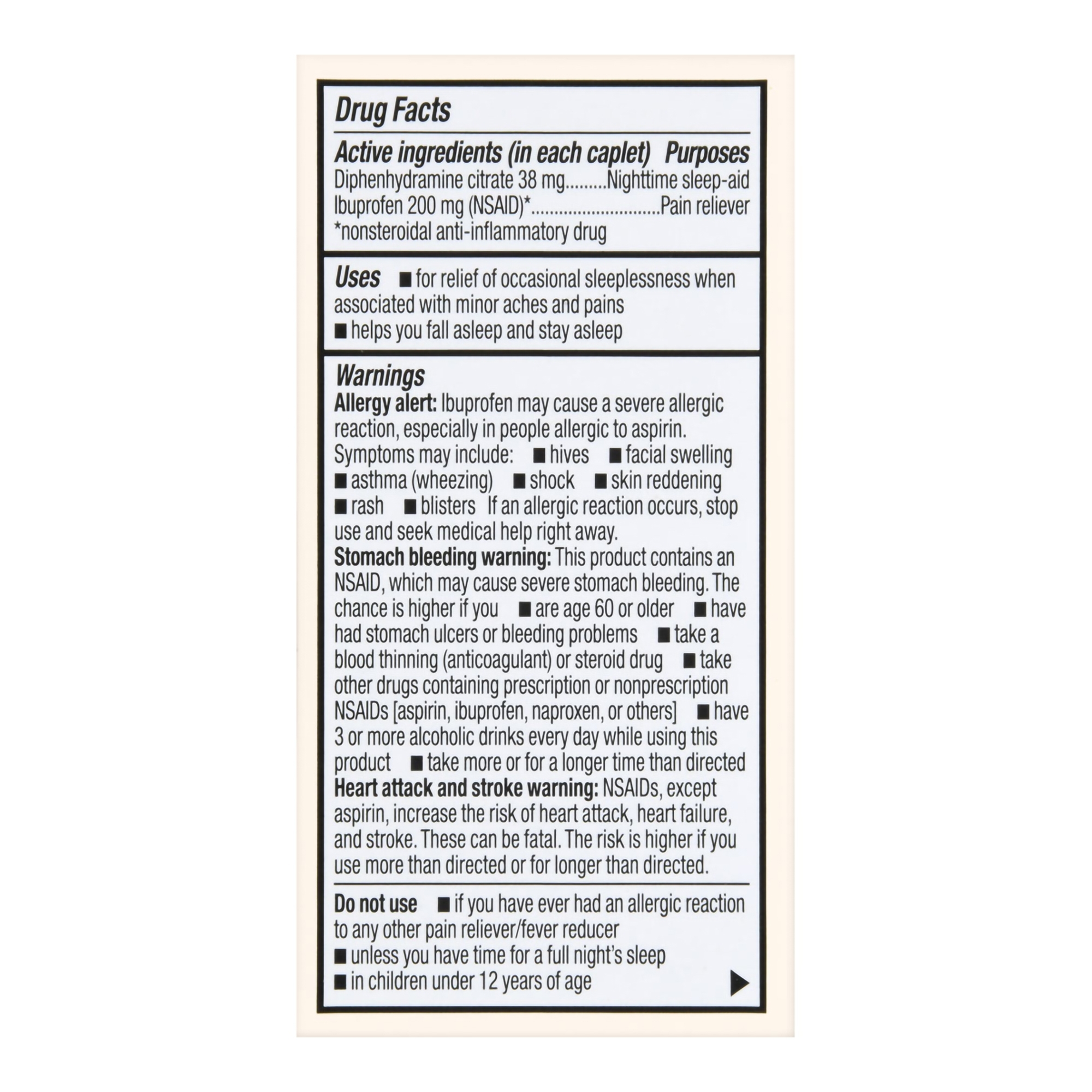 Foster & Drive Ibuprofen PM Pain Relief Capsule thumbnail 3