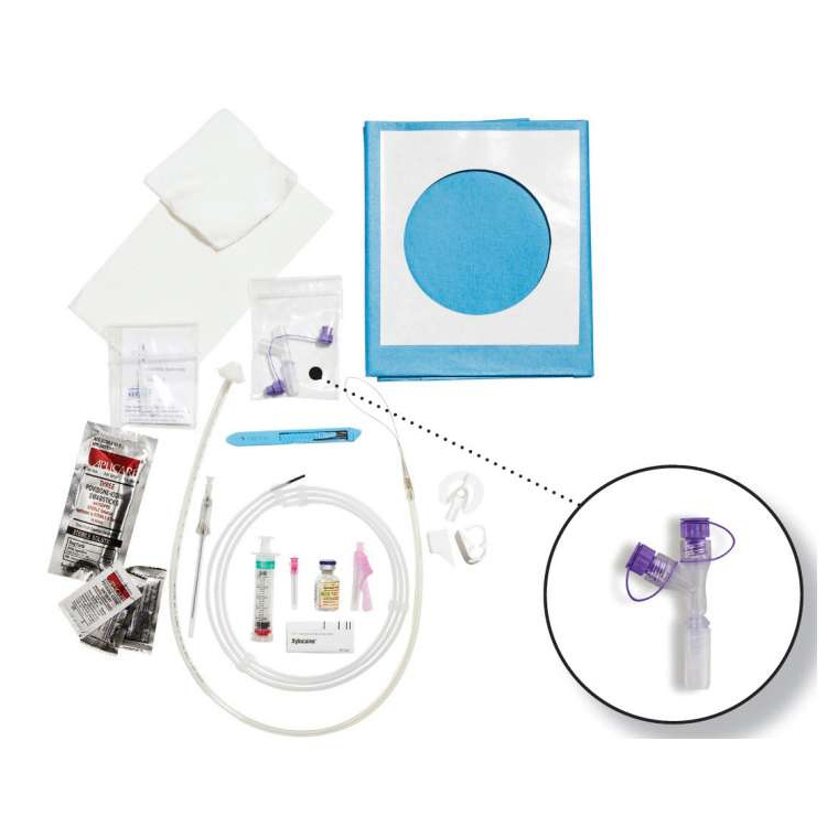 CORFLO PEG Feeding Tube, Ring Pull Non-Safety Kits - Main image