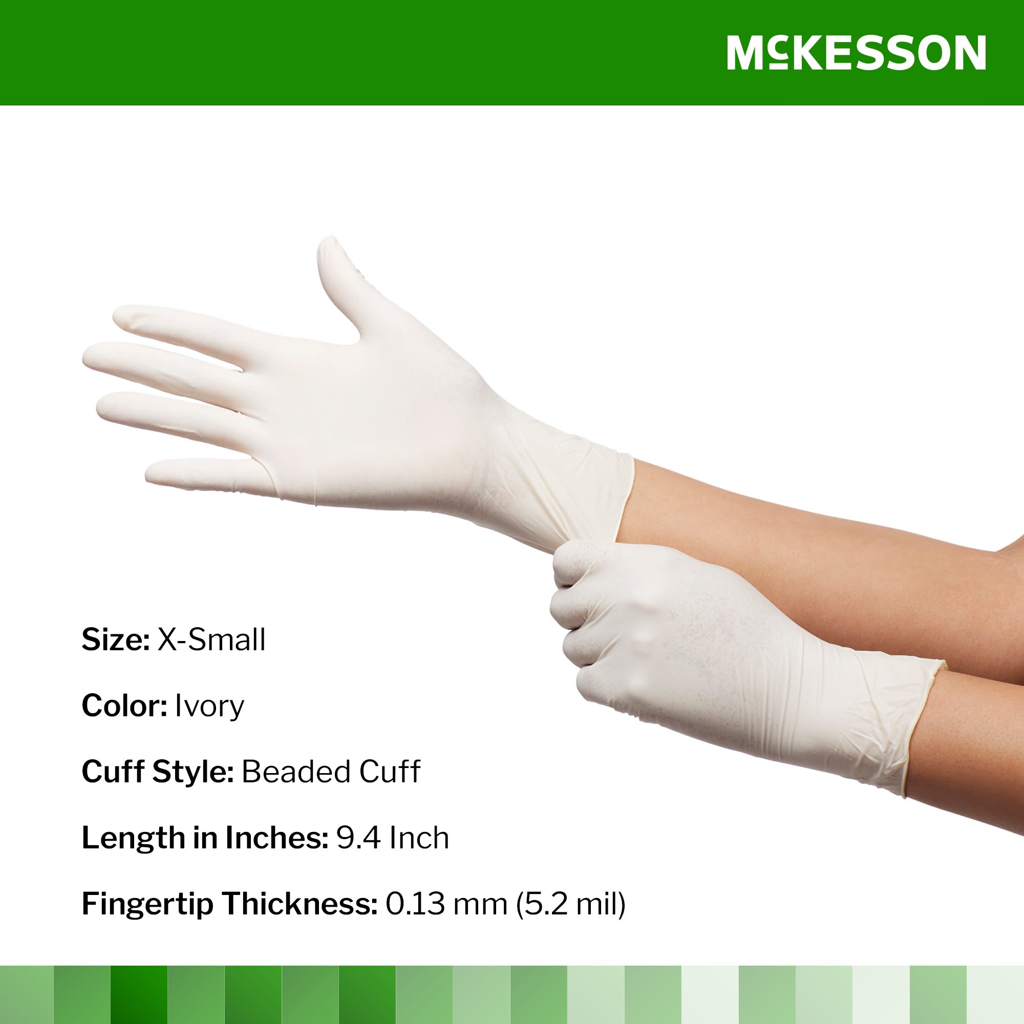 McKesson Confiderm CL Latex Powder Free Exam Gloves thumbnail 2