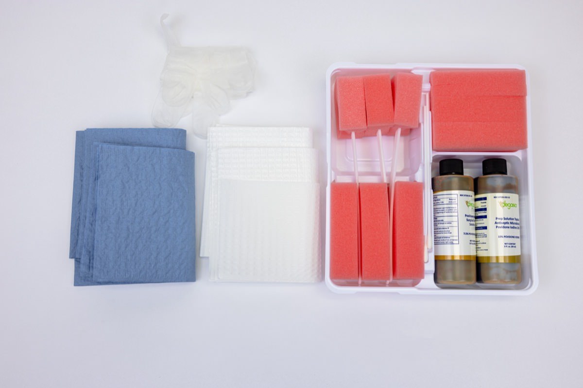 Invenio Wet Skin Prep Tray - Case of 12