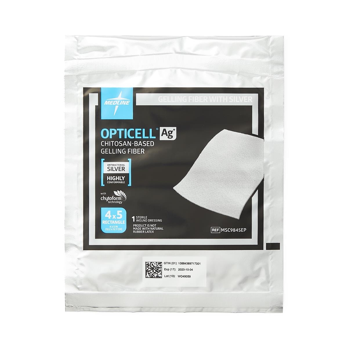 Opticell Ag+ Silver Antibacterial Gelling Fiber Dressing thumbnail 4
