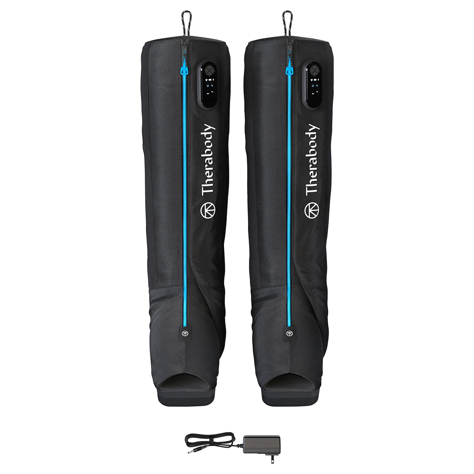 Therabody RecoveryAir JetBoots Compression Massage Boot, Black thumbnail 4