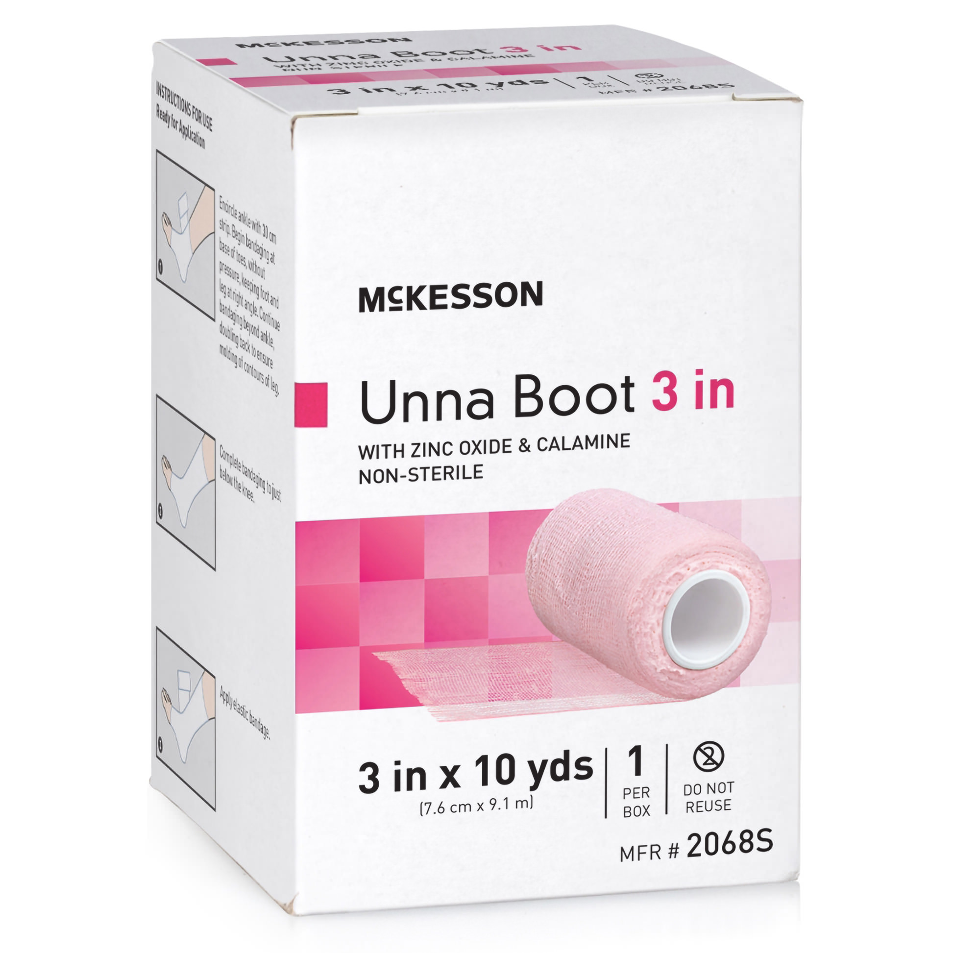 McKesson Non-Sterile Cotton Unna Boot With Calamine
