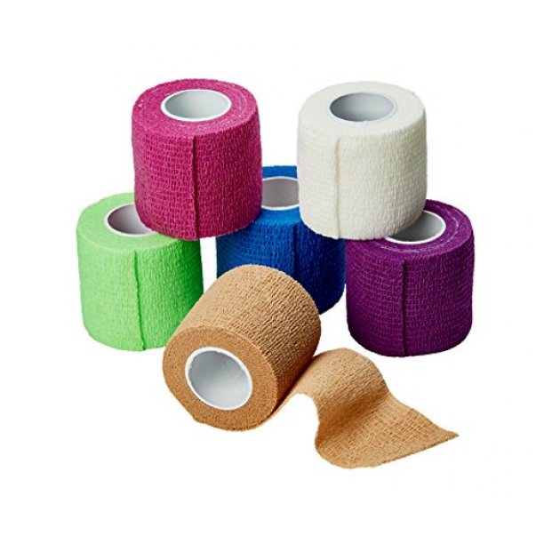Co Plus Compression Co-Plus Standard Compression Cohesive Bandage, 2 Inch x 5 Yard ...
