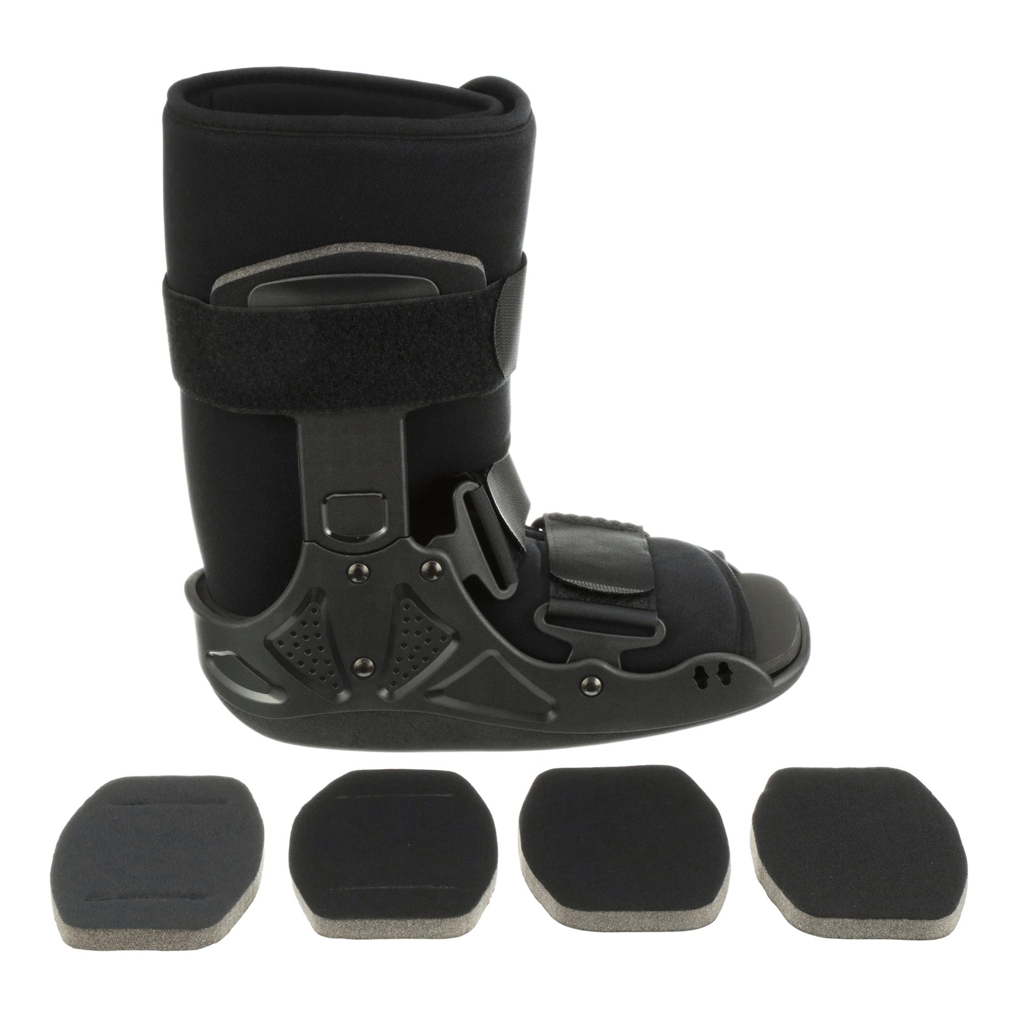 McKesson Low-Top Walker Boot Black Hook n Loop Closure for Left-Right Foot thumbnail 5