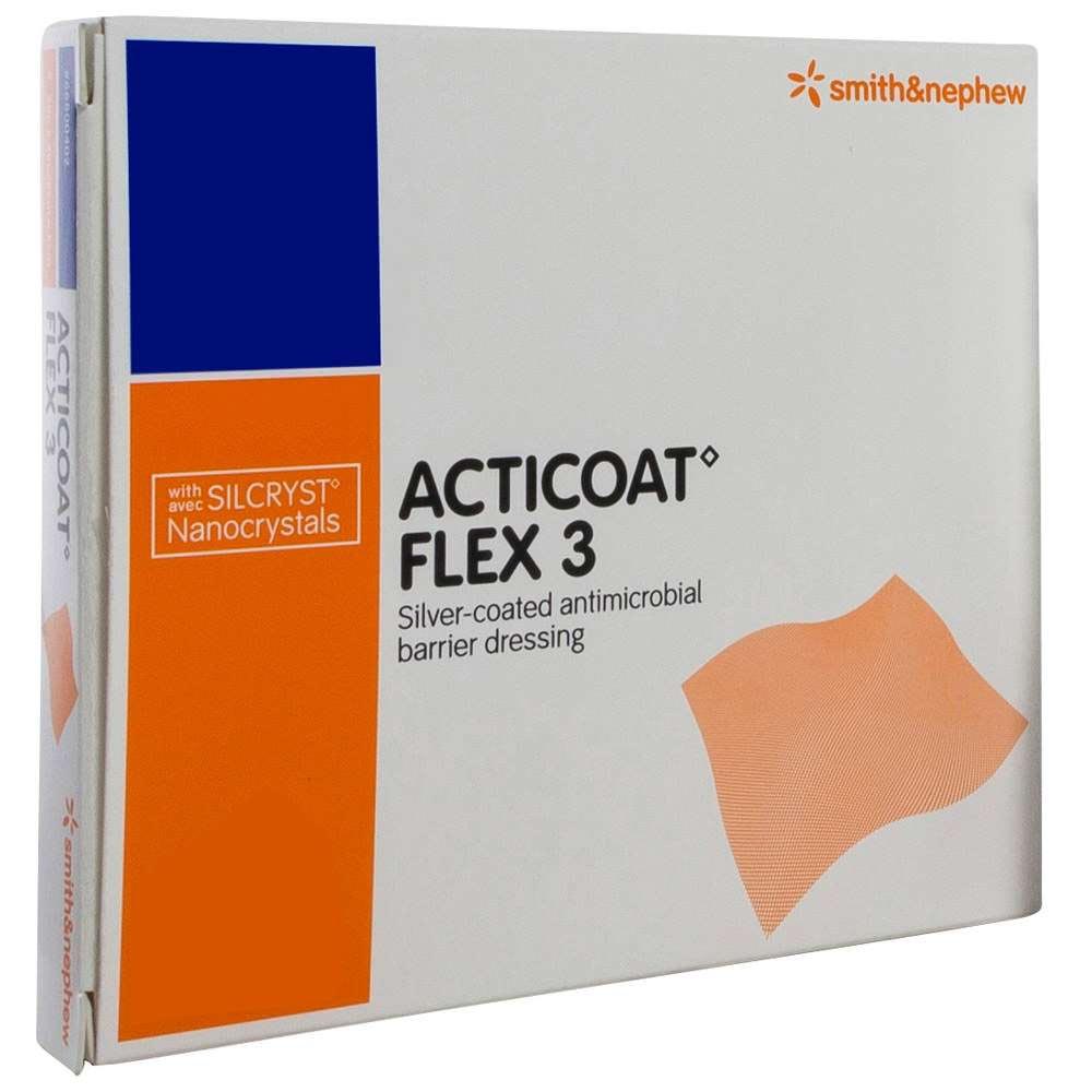 Acticoat Flex 3 Silver Coated Antimicrobial Barrier Dressing thumbnail 1