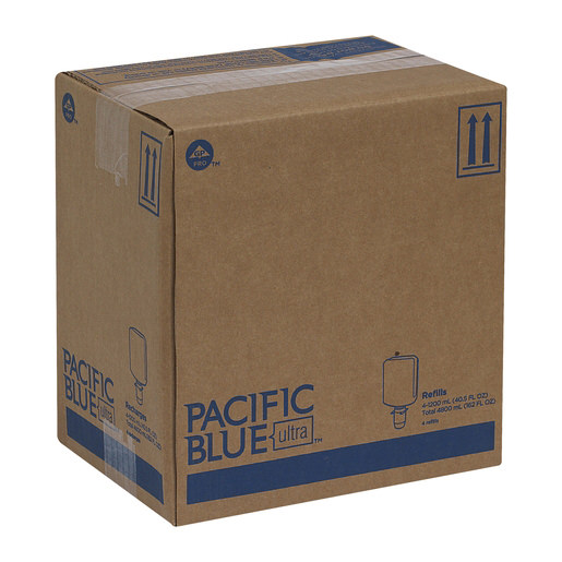Paciic Blue Ultra Antimicrobial Soap Foaming Dispenser Refill Bottle, Citrus, 1200 mL - Case of 4 thumbnail 3