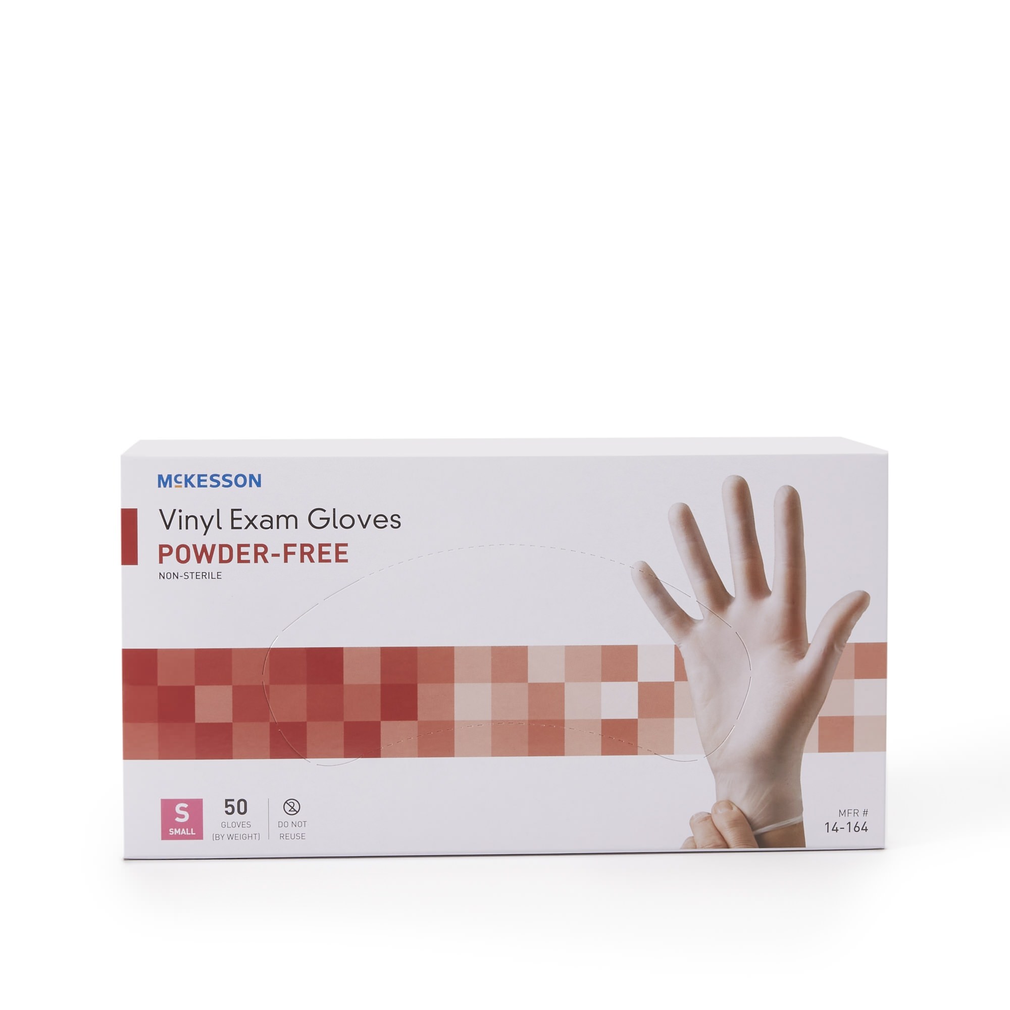 McKesson Confiderm Vinyl Standard Cuff Powder Free Exam Gloves thumbnail 5