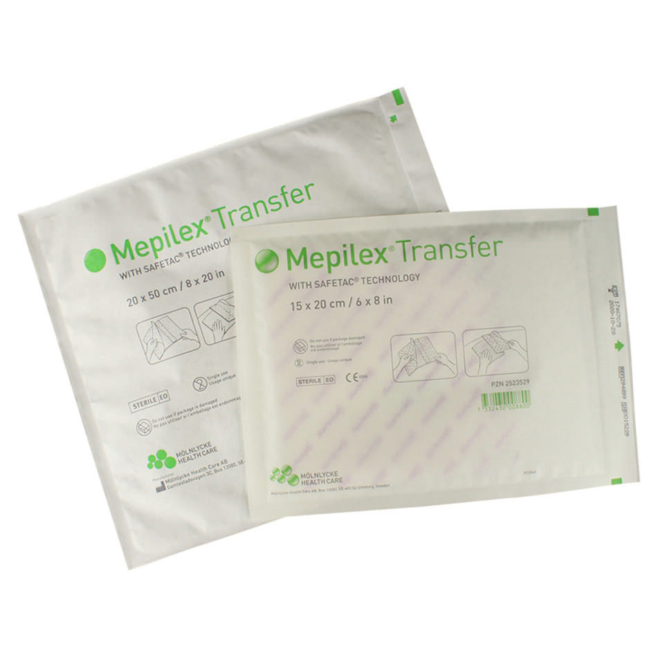 Mepilex Soft Silicone Exudate Transfer Dressing - Main image