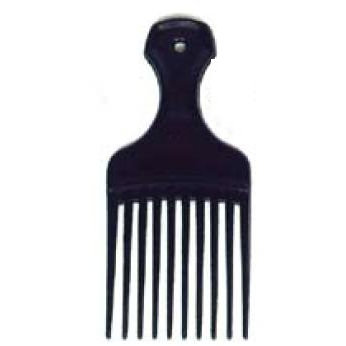Dawn Mist Black Hair Pick, 2-1/4 Inch