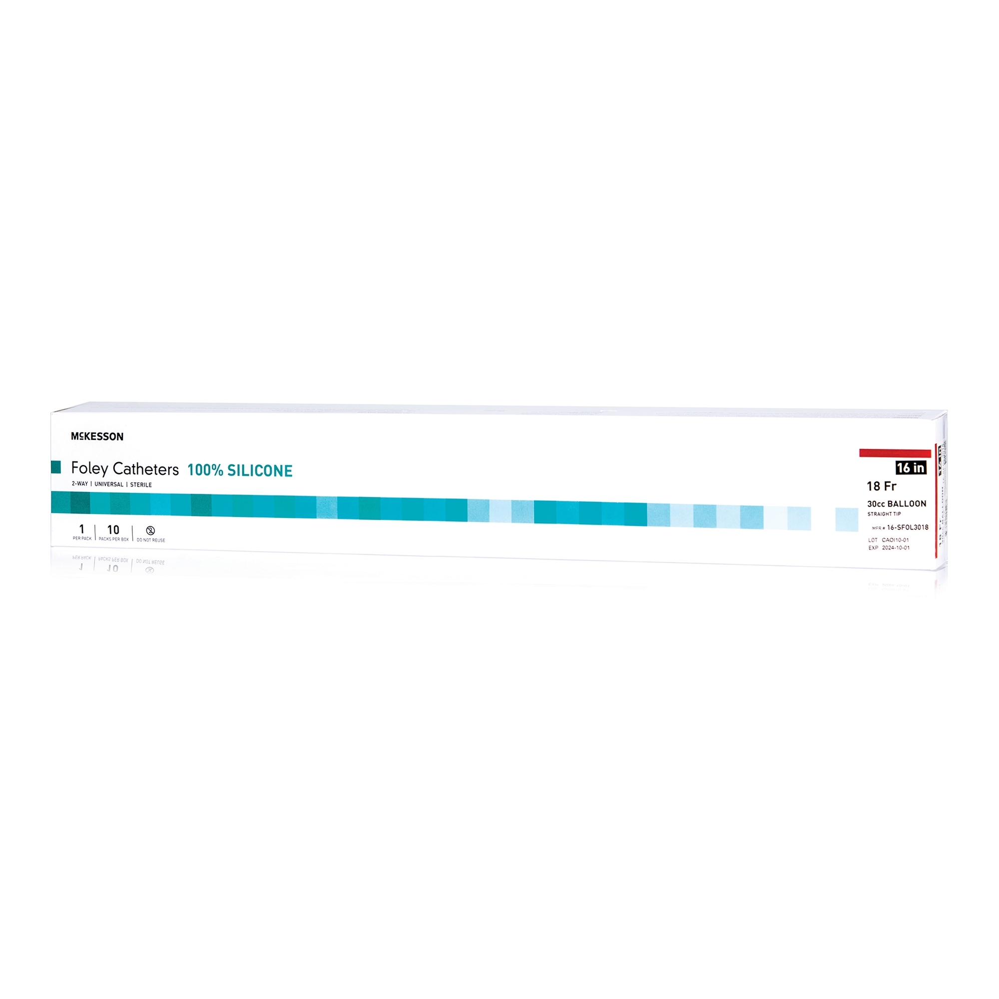 McKesson 2-Way Silicone Foley Catheter with Standard Tip thumbnail 2