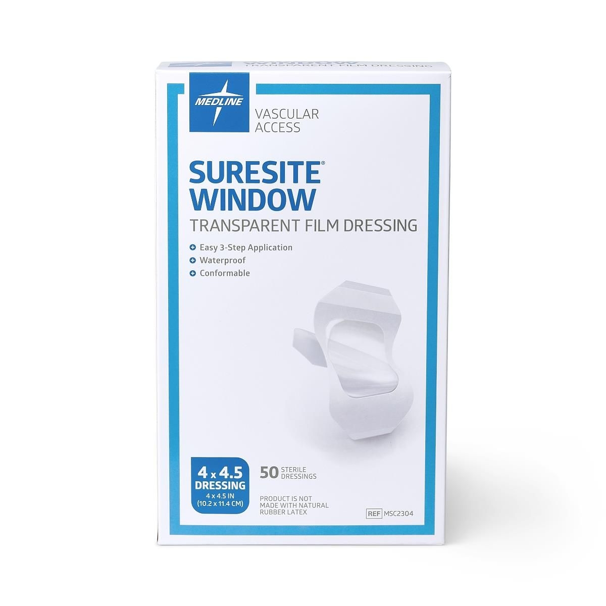 Medline Suresite Transparent Window Film Dressing thumbnail 2