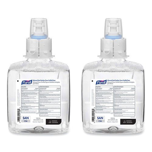 Purell Advanced Hand Sanitizer Foam Refill, 1200 mL - Case of 2 thumbnail 2