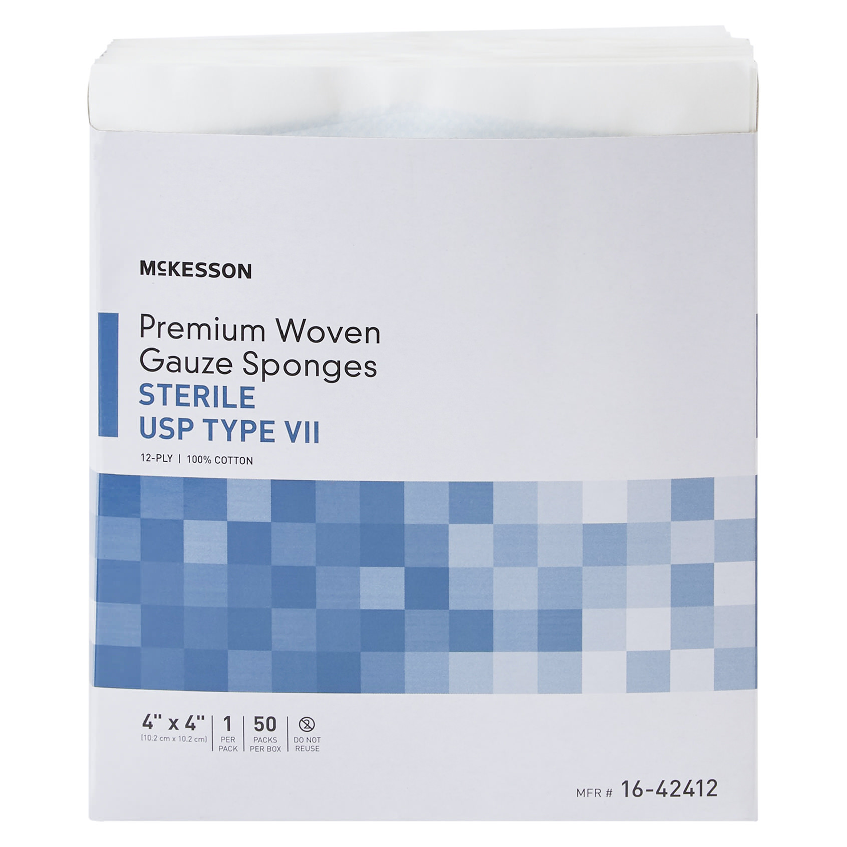 McKesson USP Type VII Gauze Sponge White thumbnail 3