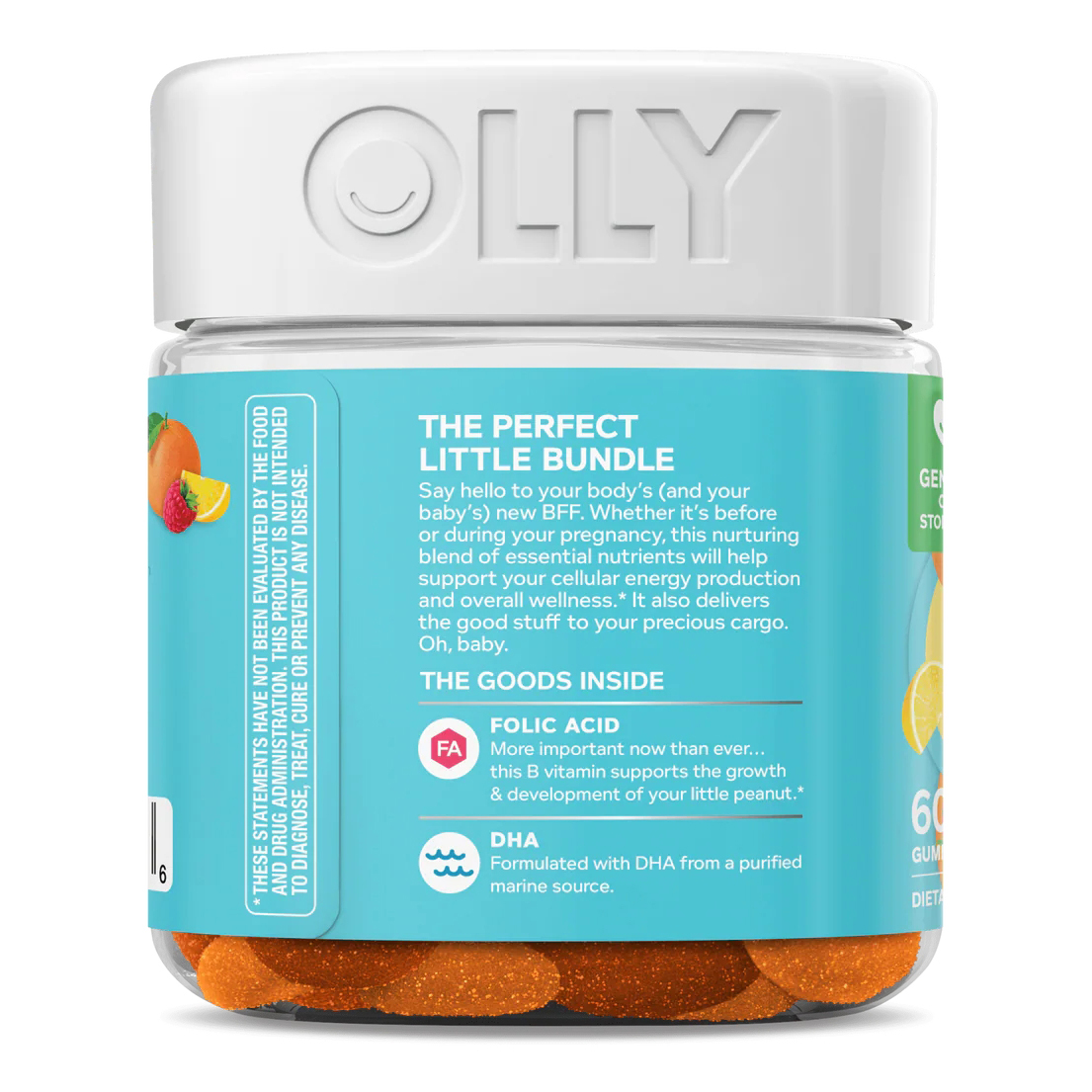 OLLY Essential Prenatal Folic Acid + DHA Vitamin Supplement for Mommy & Baby thumbnail 4