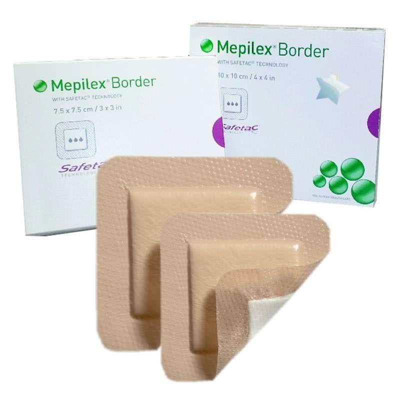 Molnlycke Mepilex Border Flex Self-Adherent Foam Dressing
