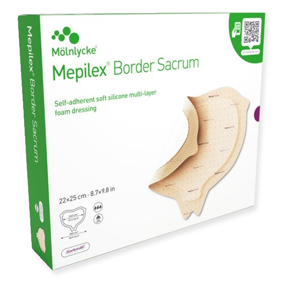 Mepilex Border Sacrum Foam Dressing - Main image