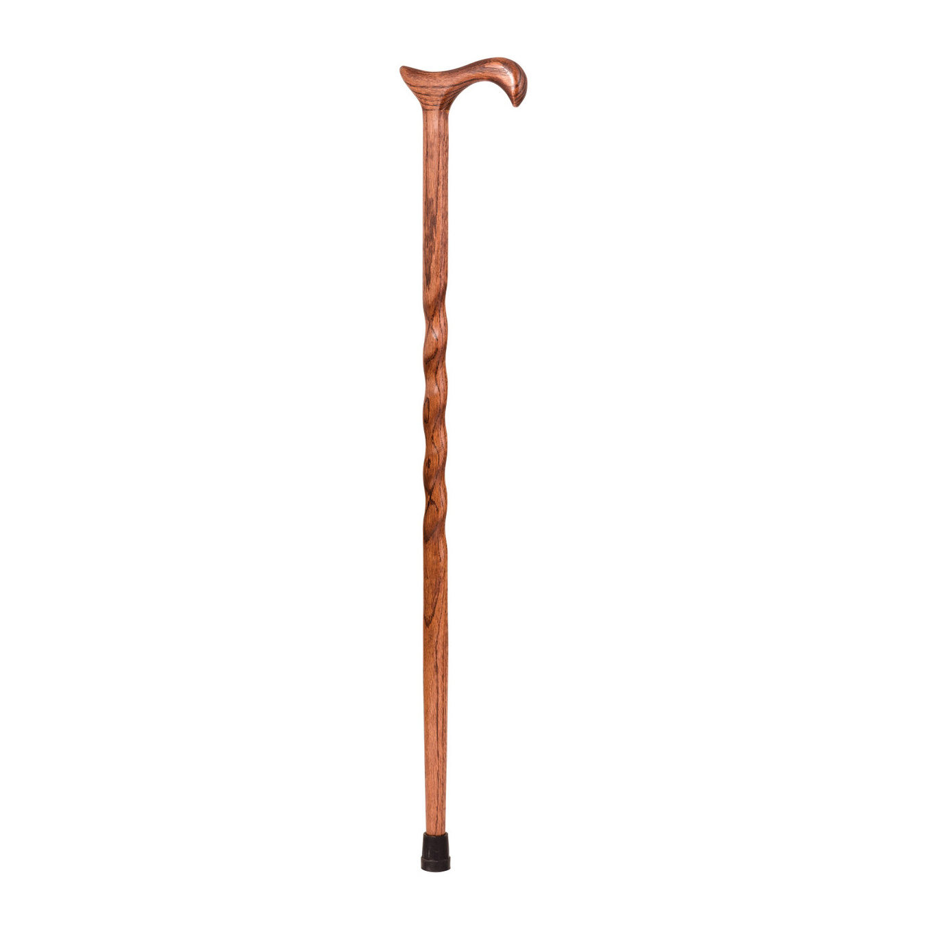 Brazos Twisted Lightweight Handcrafted Derby Walking Cane - Main image