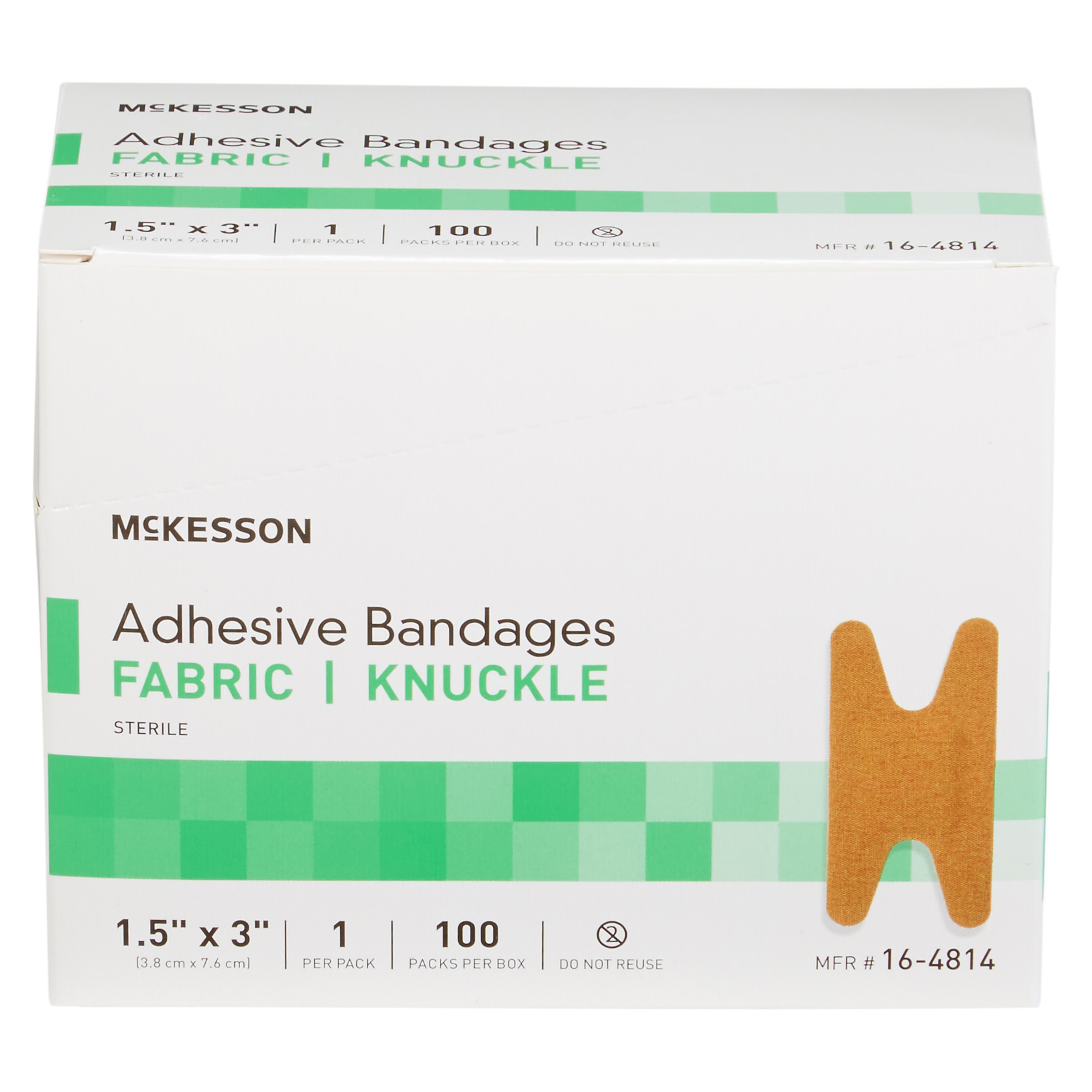 McKesson Fabric Knuckle Strip Adhesive Bandage thumbnail 5
