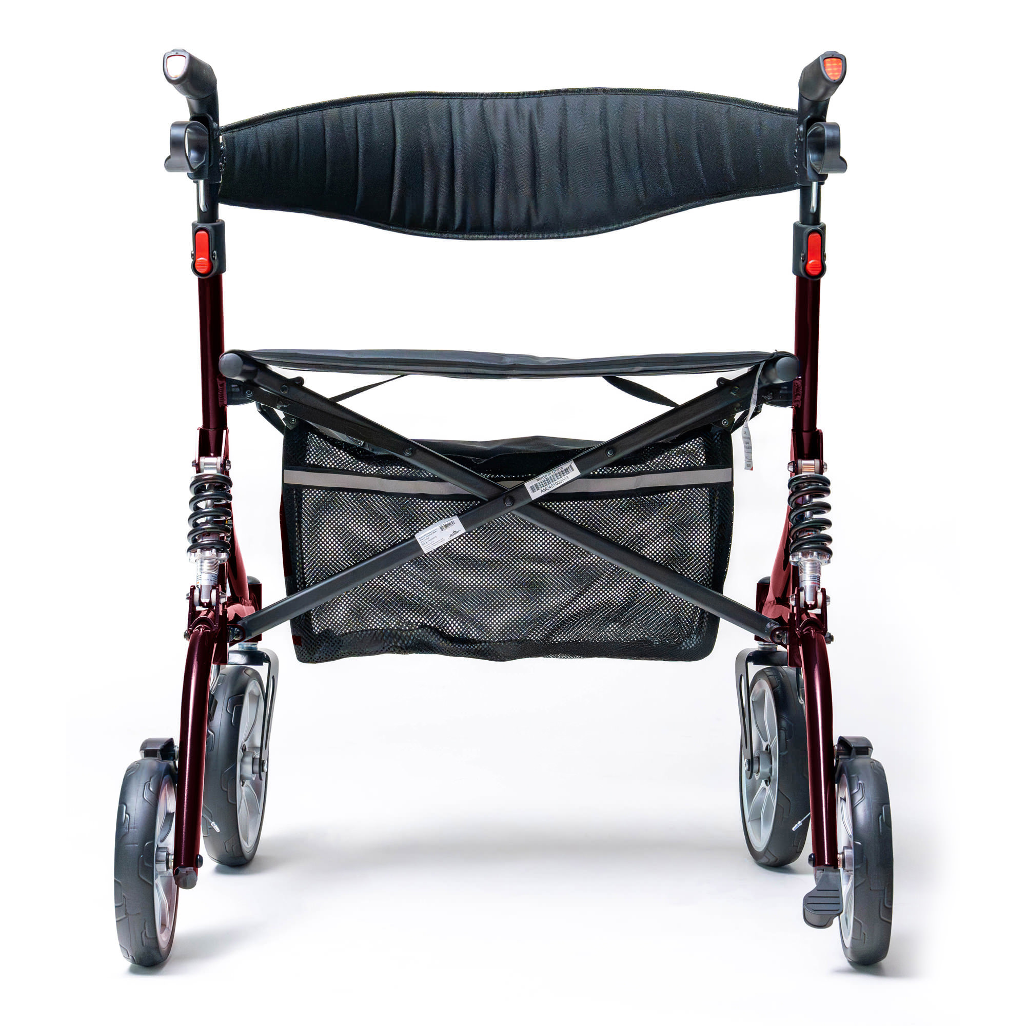 ProBasics Ascent XR Height Adjustable Euro-Style Rollator, BrandyWine thumbnail 4