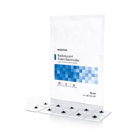 McKesson ECG Monitoring Electrode Foam Backing Conductive Adhesive Gel thumbnail 1