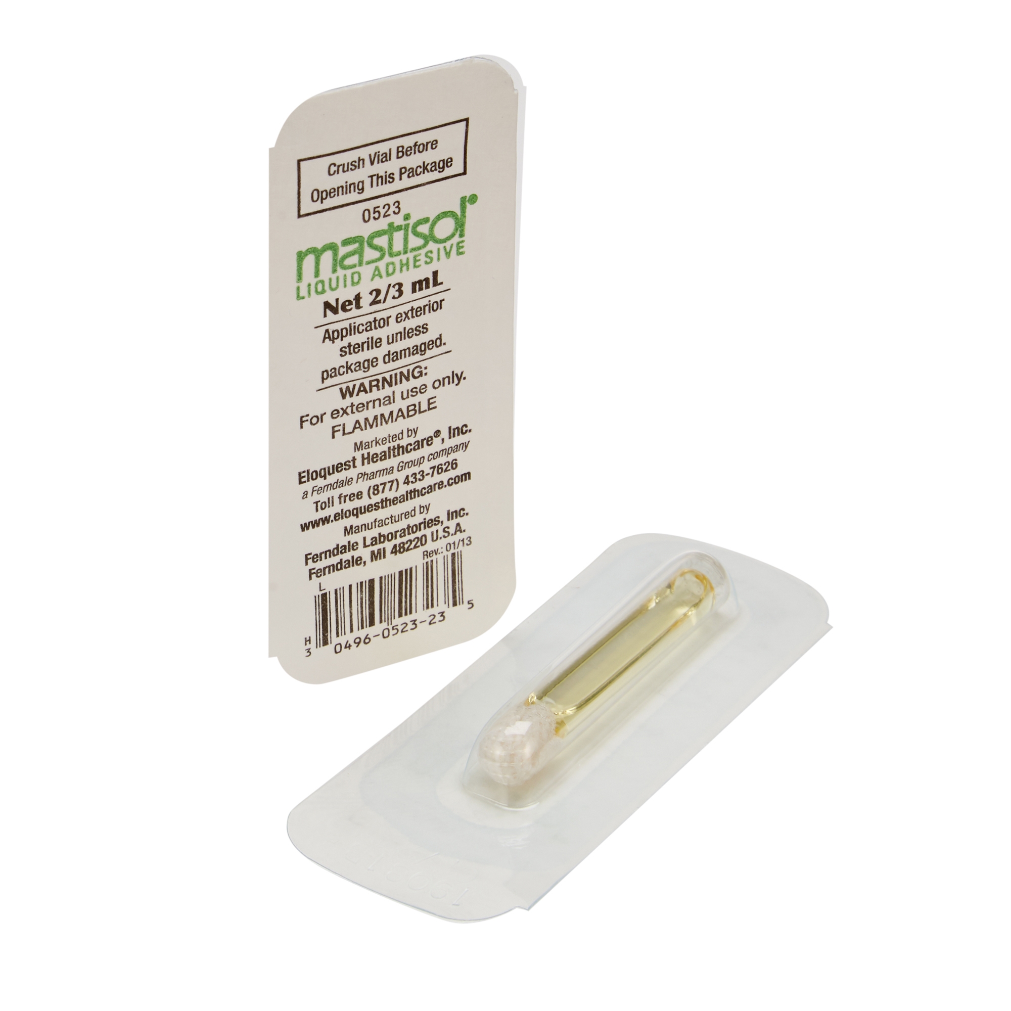 Mastisol Liquid Adhesive Bandage, 2/3 ml Vials - 48/Box thumbnail 4