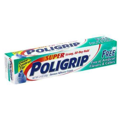 Super Poligrip Denture Adhesive Cream, 2.4 oz - 1 Each
