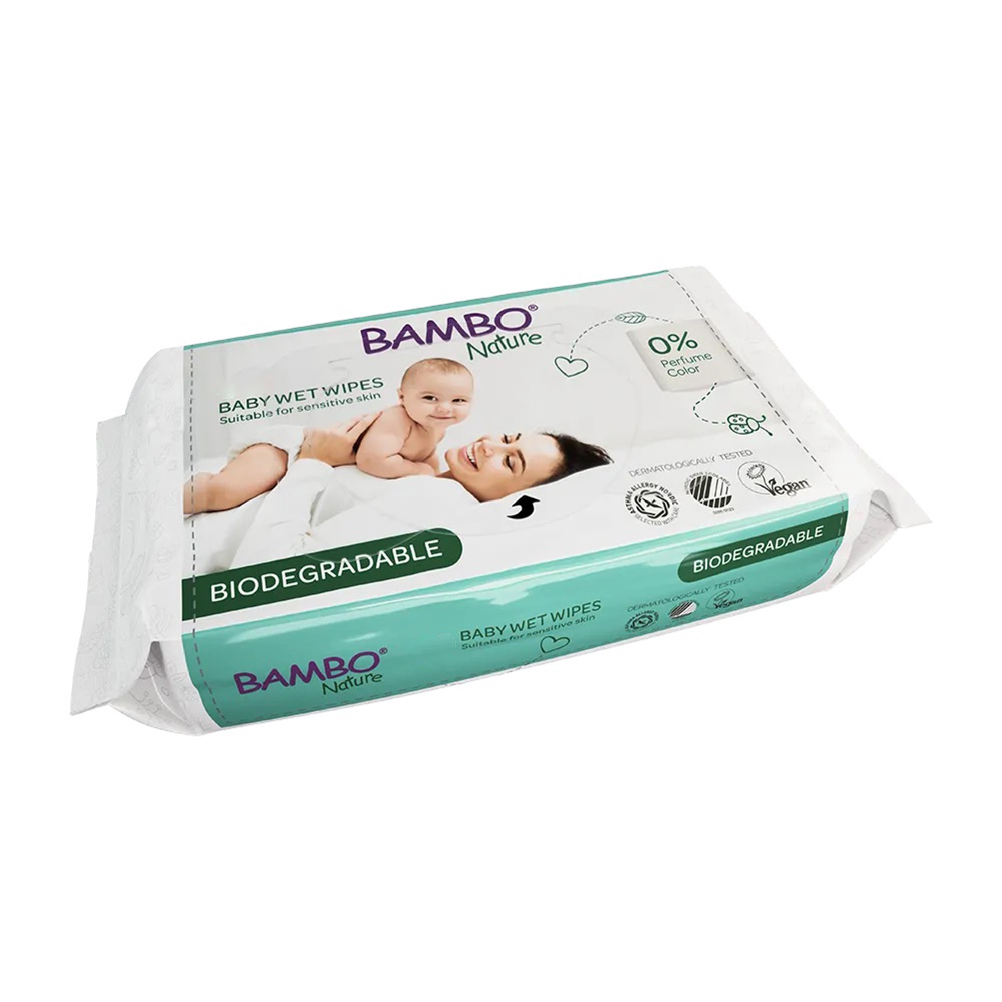 Bambo Nature Baby Wet Wipes, Soft Unscented
