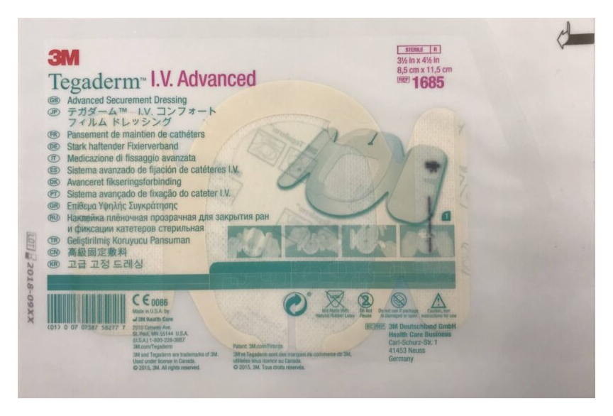 3M Tegaderm IV Advanced Securement Dressing 1683 | Catheter Securement