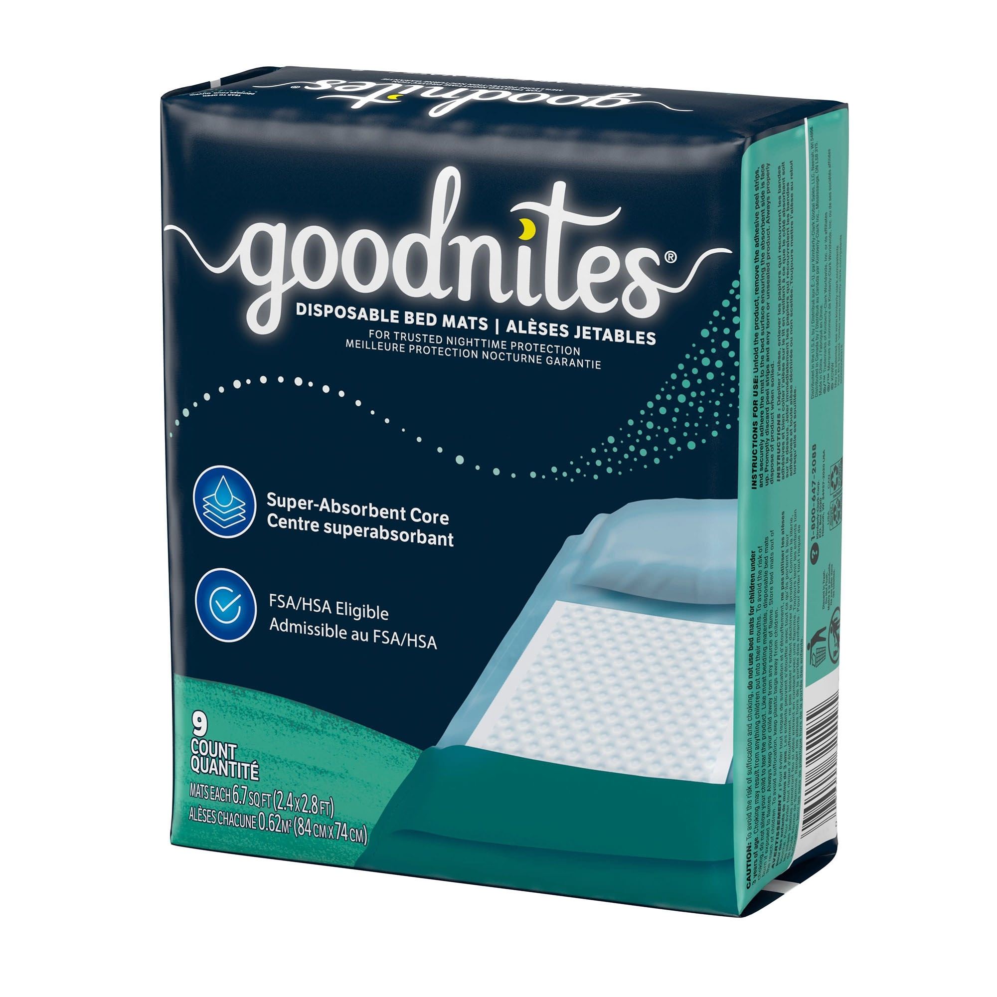 Goodnites Disposable Bed Mats thumbnail 2
