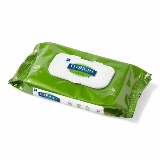 FitRight Aloe Personal Cleansing Wet Wipes