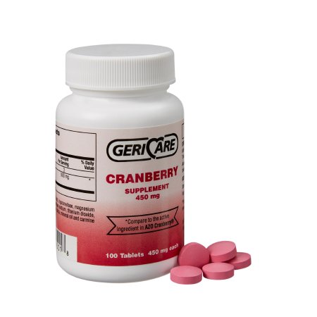 Geri-Care Cranberry Extract Dietary Supplement Tablet, 450 mg thumbnail 1