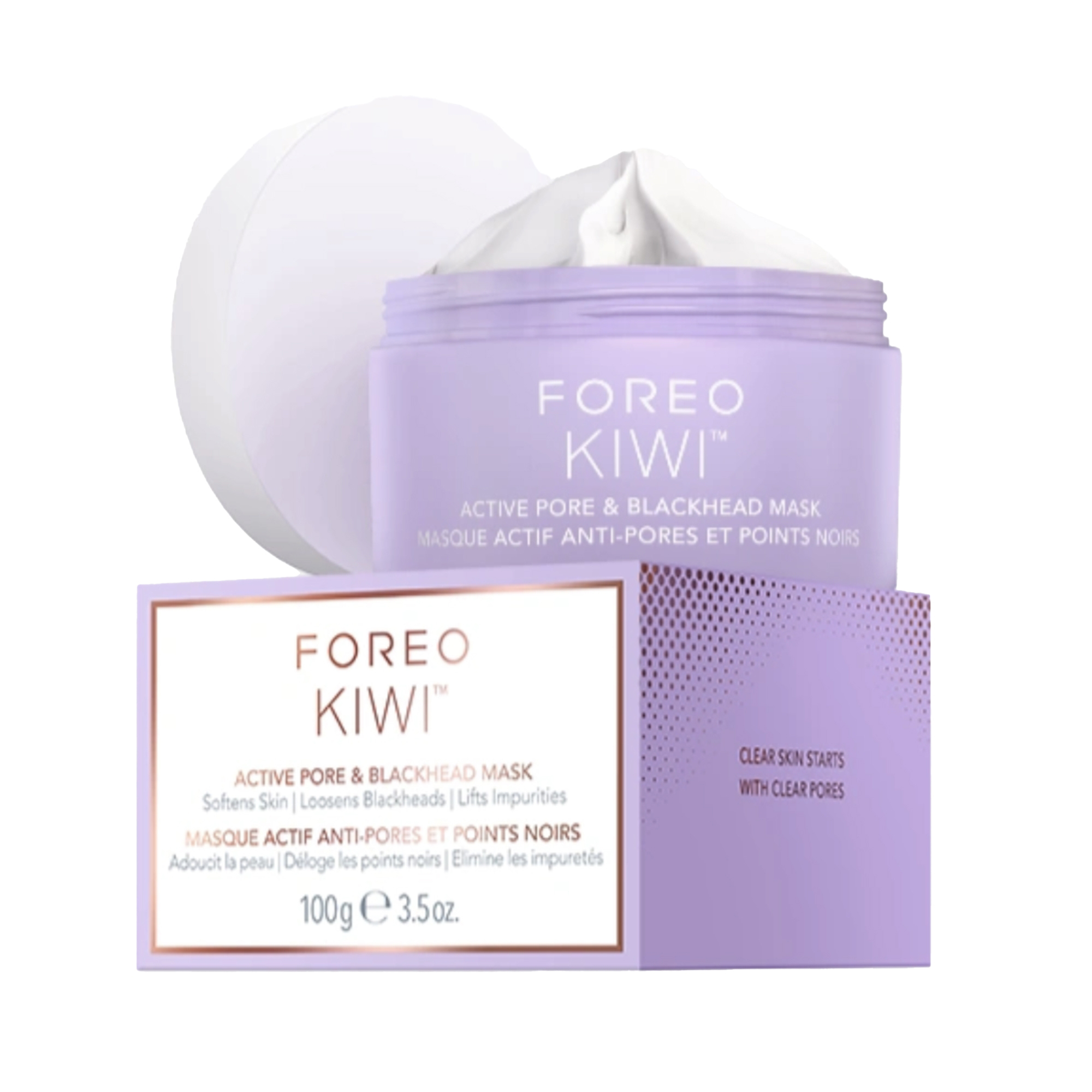 Foreo KIWI Active Pore and Blackhead Mask, 100g - Main image