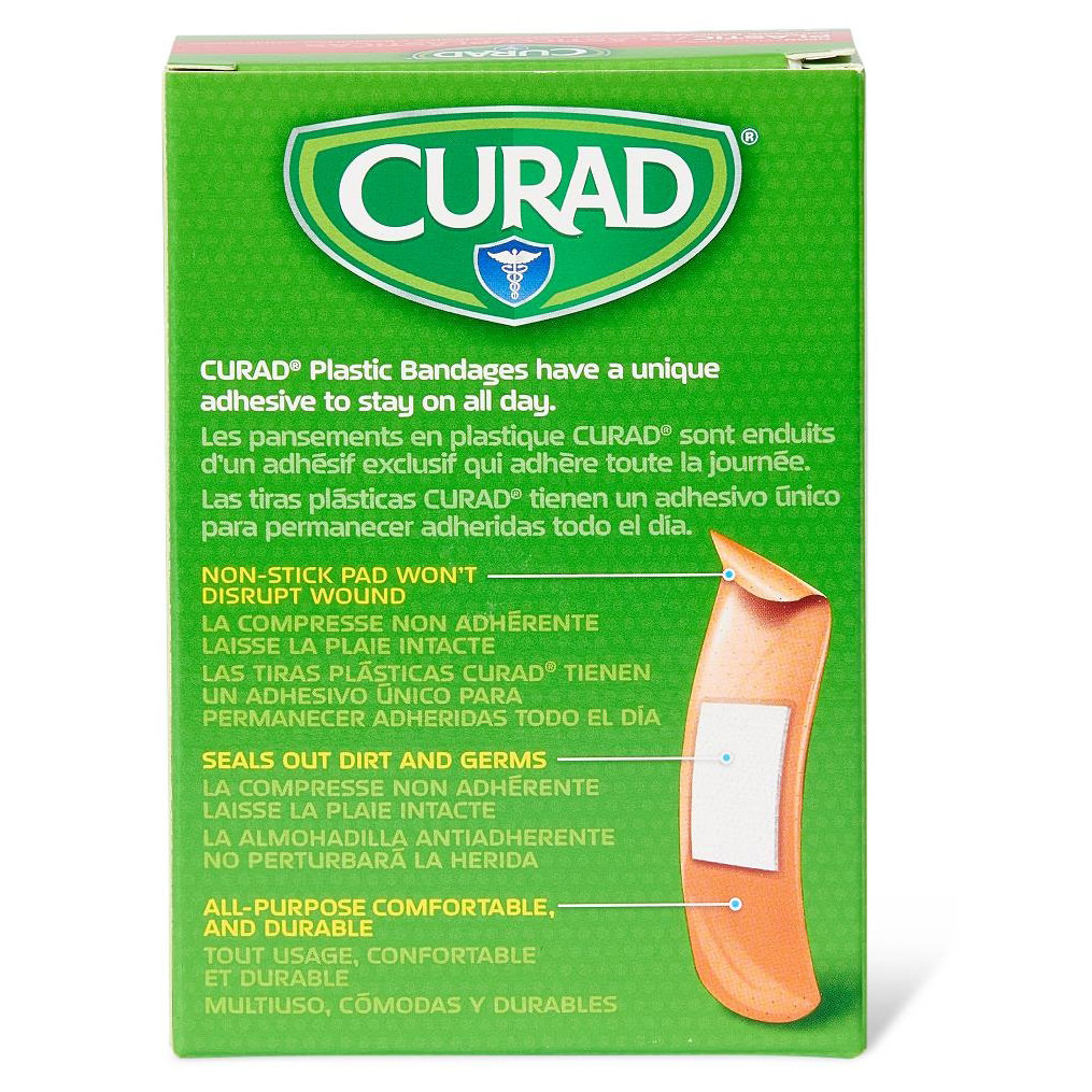 Curad Neon Adhesive Bandages, 3/4 x 3 Inch thumbnail 3