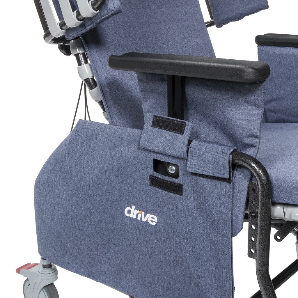 Drive Medical Rose Comfort Max tilt and recline chair with casters thumbnail 6