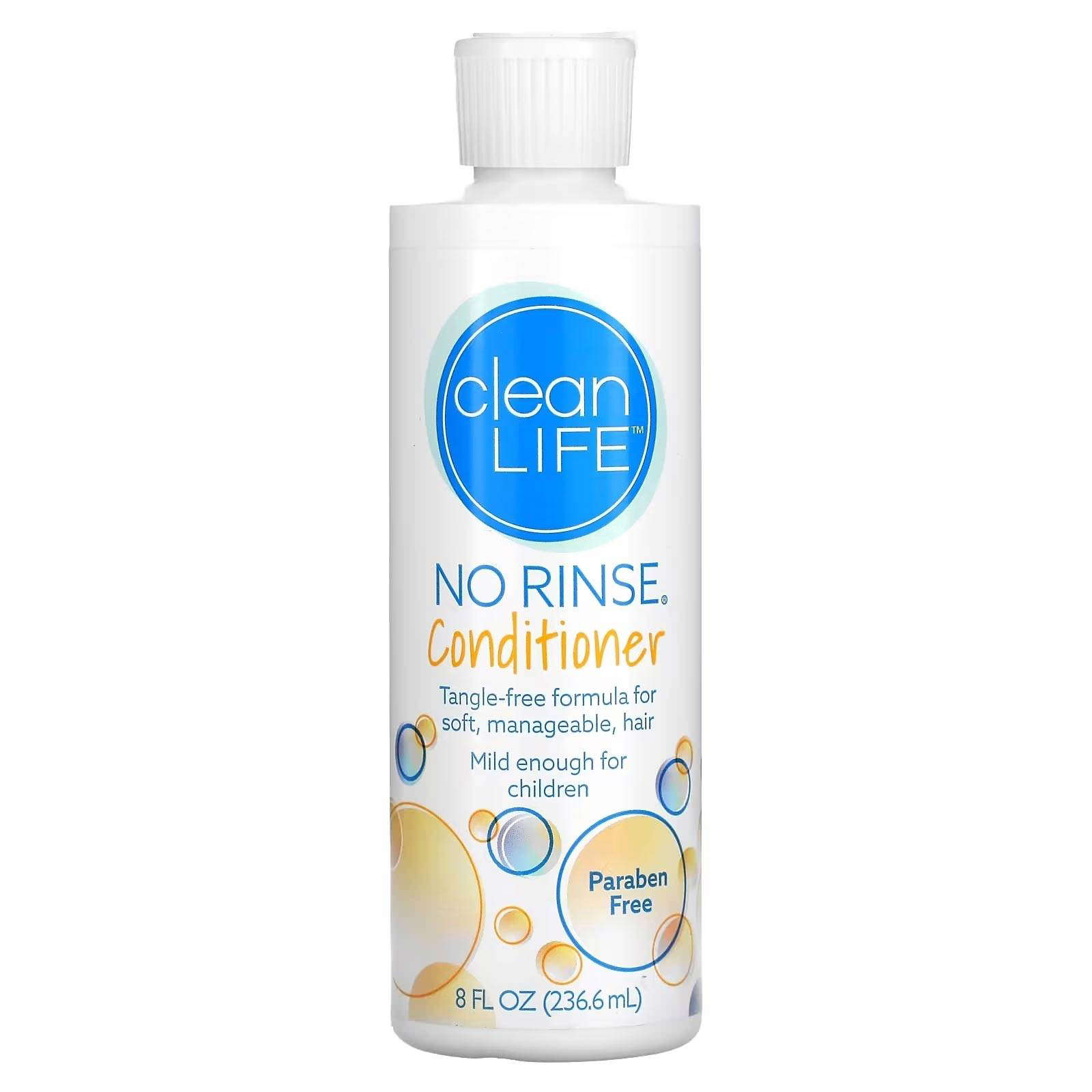 cleanLIFE No Rinse Conditioner, 8 oz thumbnail 1